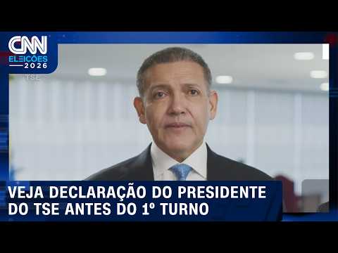 Nunes Marques faz apelo contra desinformação em pronunciamento antes do 1º turno | CNN PRIME TIME
