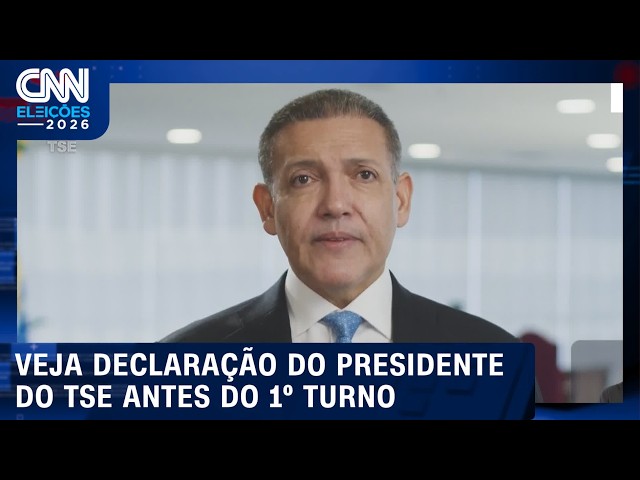 Nunes Marques faz apelo contra desinformação em pronunciamento antes do 1º turno | CNN PRIME TIME