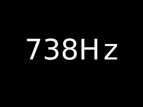 Speaker Sound Test 738Hz