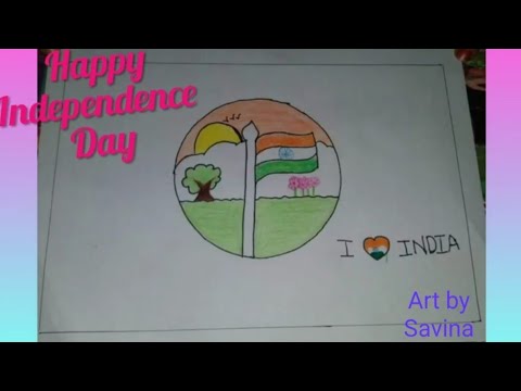 Drawing for Independence Day in India
