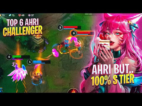AHRI BUT 100% S TIER | Top Ahri Wild Rift | Ahri Build & Runes | Wild Rift Challenger Gameplay