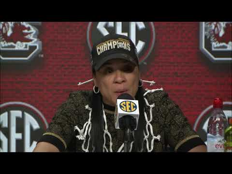 Dawn Staley - SEC Tournament Championship Postgame