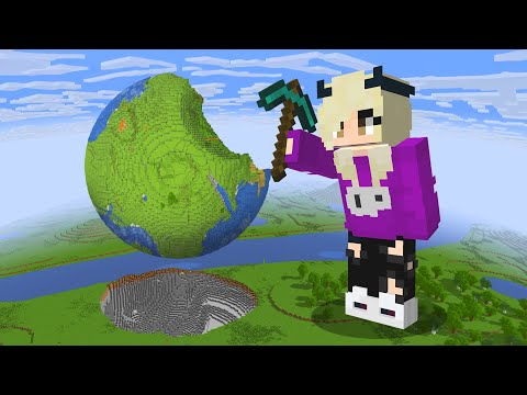 Minecraft, aber ich BAUE 1 MILLIARDE  BLÖCKE AB...