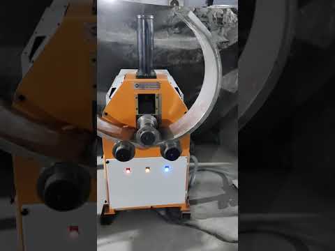 Semi-Automatic 2 Inch Hydraulic Three Roller Pipe Bending Machine, For Industrial, Min Capacity (Diameter): 12 Mm