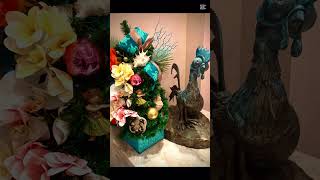 Close-up of latte art featuring Disney characters of the Treasure #latteart #disneycruise #coffee