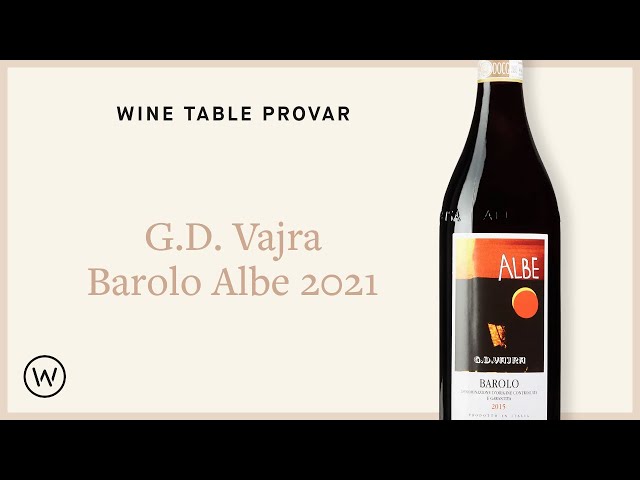 Vinprovning av Barolo Albe G.D Vajra