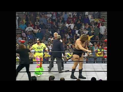 'Evil' Hulk Hogan and Macho Man take out the Dungeon of Doom. The Yeti debuts! (WCW)