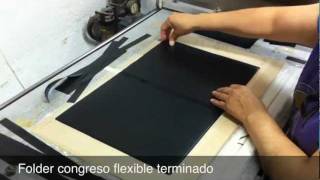 Fabricación Folder Congreso Flexible CARPETAS ALFA