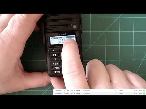 Yaesu FT65 Manual Programming, editing and deleting
