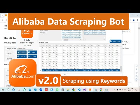 Alibaba Data Scraper v2.0 | Extract Product Names, Prices, SKUs, Images & more using Keywords