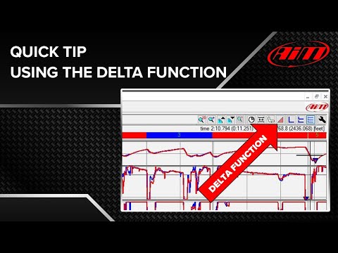 AiM Race Studio Analysis - Quick Tip - Using The Delta Function