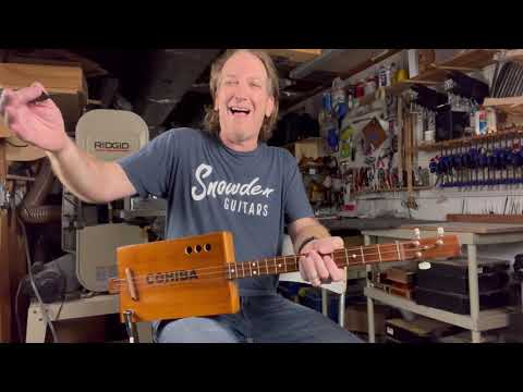 Cigar Box Guitar - How To Play - Honky Tonk Women - Mike Snowden - 3 String Thursday - Lesson