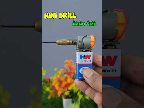 9V Battery Mini Drill Project | How Yo Make A HandMade Drill Machine At Home #shorts #drill #battery