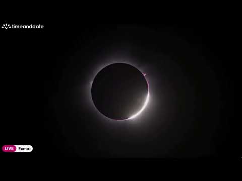 Rare hybrid solar eclipse seen in Australia