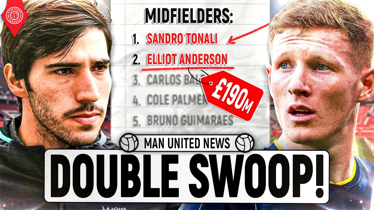 Tonali AND Anderson! HUGE £190m Midfielder Takeover Plans! | Man United News