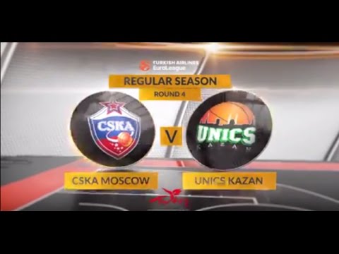 EuroLeague Highlights RS Round 4: CSKA Moscow 98-80 Unics Kazan