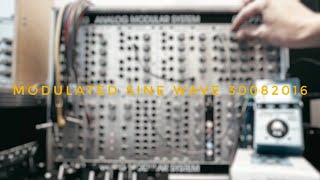 Video thumbnail for Modulated sine wave 30082016 // Doepfer A108, A-118 & Zoom MS-70CDR by Computing.Sound