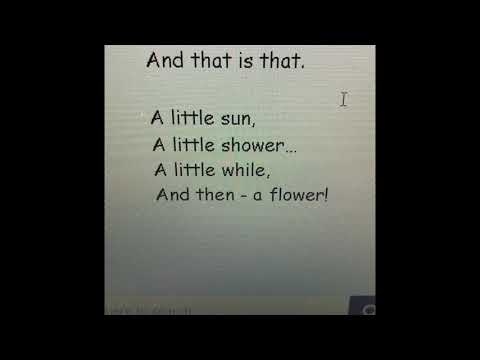 Poem of the Week (5-18-20)