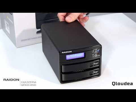 Raidon - GR3630-2S-WSB3 - Caja externa 2 discos eSATA, USB3.0, Firewire