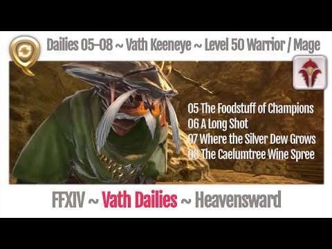 FFXIV Daily Quests (05-08) - Beast Tribe Vath - Level 50 - Heavensward