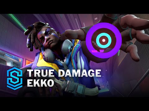 True Damage Ekko Wild Rift Skin Spotlight