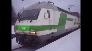 preview picture of video 'IC 43 leaves from Vihanti station'