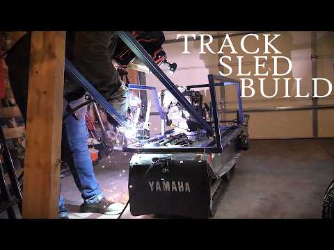 DIY Ice Fishing Track Sled Build | Budget SnowDog-Style Sled (Start to Finish)