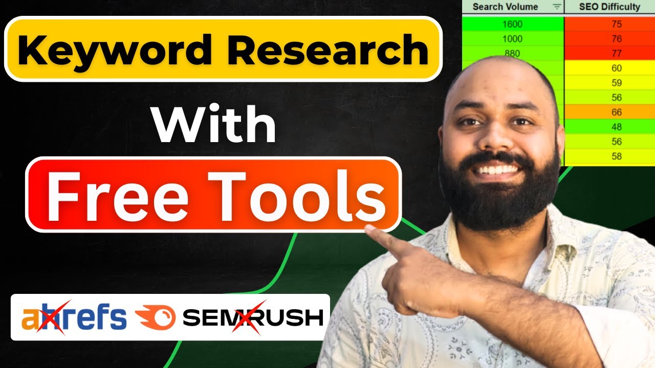 Free Keyword Research Tutorial | Find SEO Keywords For Blog🚀