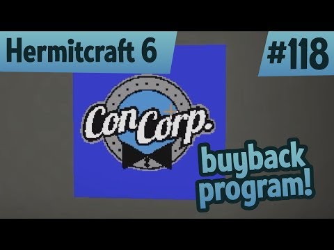 ConCorp Buyback Program and 2D shop! — Hermitcraft 6 ep 118