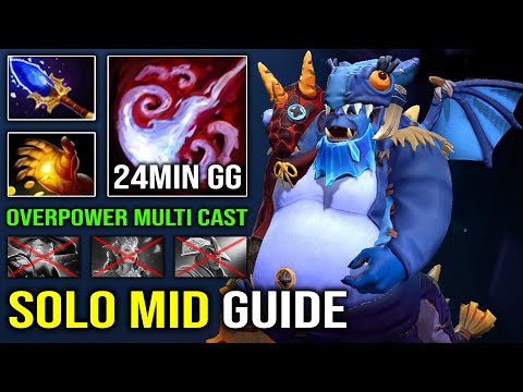How to Solo Mid Ogre Magi Like a Pro with First Item Midas Crazy Multi Cast 7.31 OP Hero Dota 2