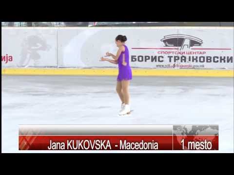 Jana KUKOVSKA - Skopje on Ice 2017, Macedonia
