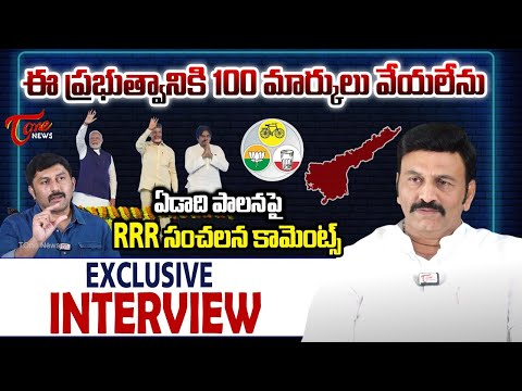 Deputy Speaker Raghurama Krishnam Raju Sensational Interview on NDA Govt 1 Year Ruling | TOne News
