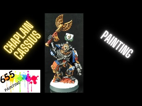 how to paint Ultramarines Chaplain Cassius