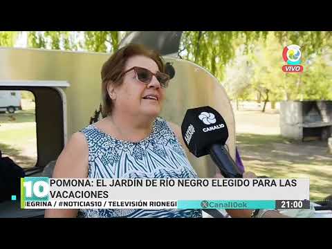 Pomona: el Jardín de Río Negro elegido para las vacaciones