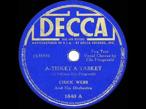 1938 HITS ARCHIVE: A-Tisket A-Tasket - Chick Webb (Ella Fitzgerald, vocal)