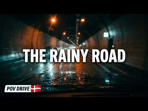 Cozy Rainy Road Trip in Denmark 🇩🇰 | Dronninglund Castle to Aalborg Drive