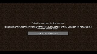 A FIX! Failed to connect io.netty.channel.AbstractChannel connection refused no further info