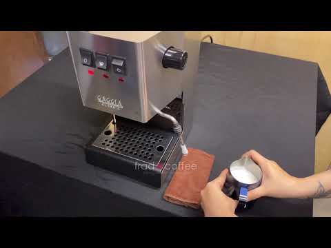 Gaggia Classic Pro - How to make caffe latte