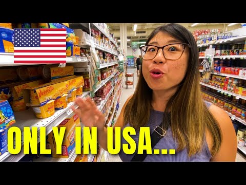 SCIOCCATI dai prezzi folli dei generi alimentari negli USA! (tour completo dei supermercati)