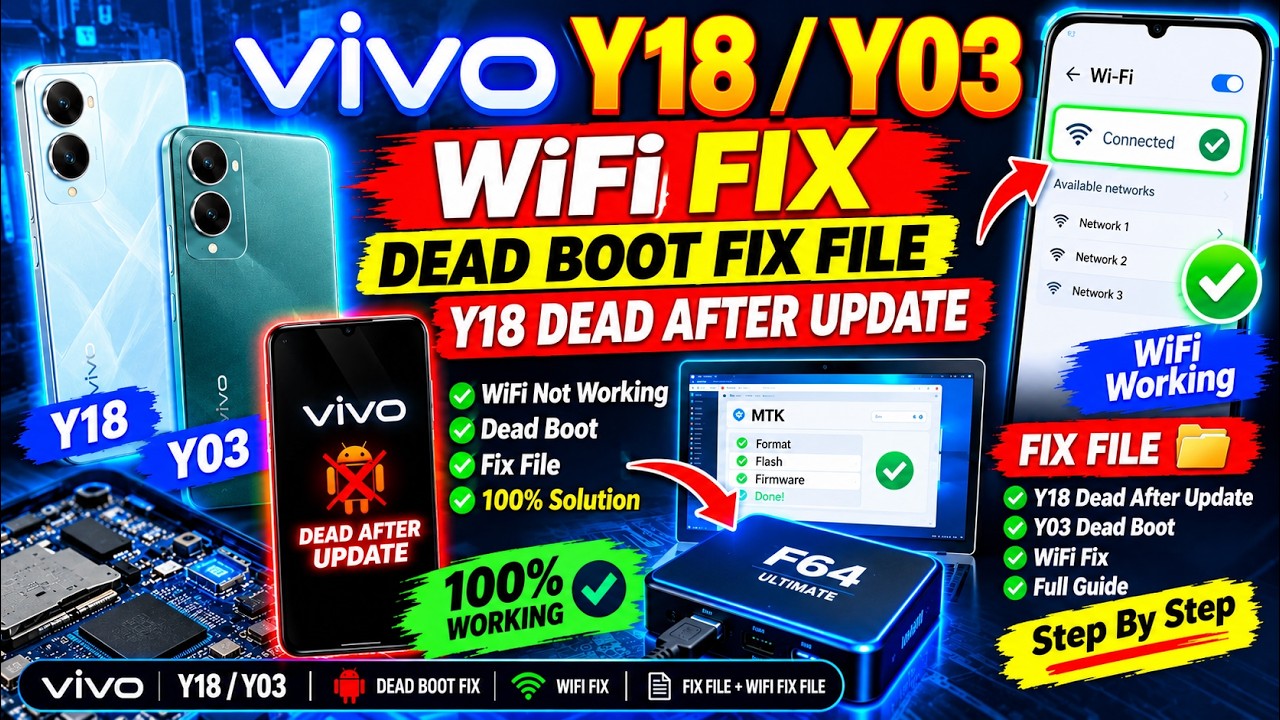 Vivo Y18/ Y03 WiFi & Dead Boot Fix File Download | Vivo Y18/ Y03 Dead  Phone Repair Solution