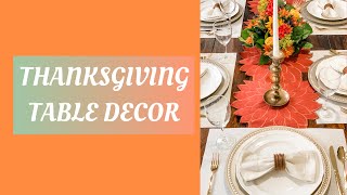 Thanksgiving Table Decor Ideas #shorts #homedecor #thanksgiving