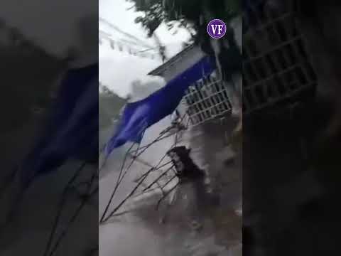 FUERTE LLUVIA AZOTA A TURMERO Y CAUSA INUNDACIONES EN ARAGUA