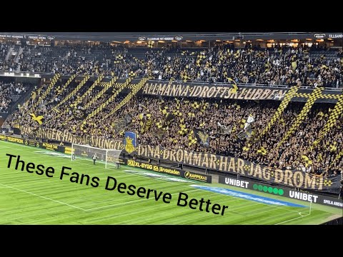 Great Ultras, Poor Teams - AIK Fotbol vs IFK Gothenburg 🇸🇪