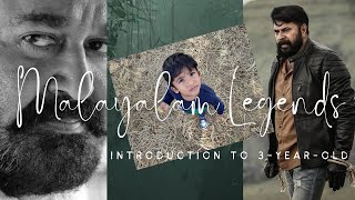 Malayalam Legends Introduction To 3-Year-Old | Innocence At Its Peak | Ft Ayaan Anish Manavath
