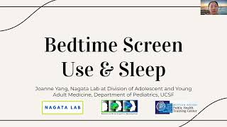 Bedtime Screen Use & Sleep by Joanne Yang