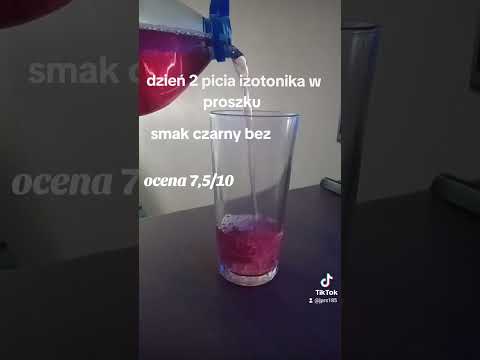 dzień 2 picia izotonika