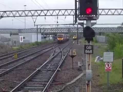 Freightliner Class 66 No. 66557 on 6E06 Bredbury - Scunthorpe Roxby @ Guide Bridge