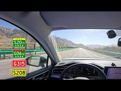 From Delhi to Lake Qinghai, Immersive Driving VW Tiguan L in Qinghai China