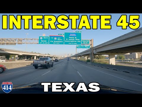 I-45 North - League City to Houston, Texas