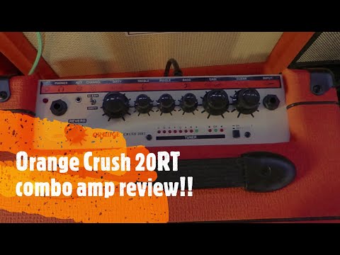 Orange Crush 20RT combo amp review!! #orangeamps #orange #orangecrush20rt #schecterguitarresearch